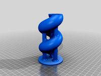 Scooped Curly Wurly Coily Dice Tower by ChristianCooper