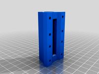 Anet A8 X Long Bearing Block by soulgriefer