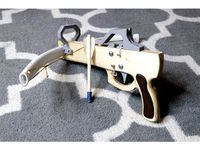 Pistol Crossbow trigger mech and sights by wdelvi