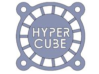Hypercube 40mm Fan Cover by 2c2know