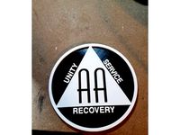 Alcoholics Anonymous symbol (AA) by techoutreach