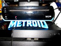 Nintendo Wii U Horizontal Stand W/ Metroid Logo by Iceytee
