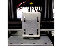 Extruder mounting Plate with adjustable height ver.2 by masterwoz