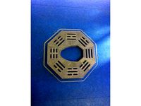 Octagonal Bokken Tsuba Pakwa by jcmunozac