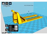 phone holder style pallet truck / transpalette by Chris480