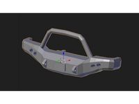 SCX10 front bumper for Silverado Dually Cab by danman24