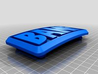 Mc Cree BAMF belt plate by ArcherCraft