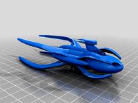 Vorlon Dreadnaught from Babylon 5 by chrisb3d