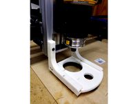 X carve dust shoe with use with cnc4newbie z axis by ronnfolk