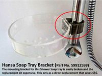 Hansa Shower Soap Dish Bracket (Replacement Part) by muzz64