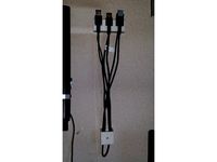 Wandhalterung für USB Kabel by aruba68