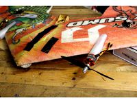 Extended VTOL Mounts for a Teksumo or similar FPV Flying Wing by Moggiex