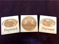 Penn State Laser Cut Coasters by West3DP
