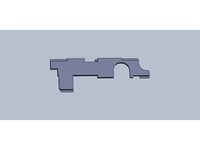 Airsoft AEG M4 Updated Selector Plate (Fixes G&P) by tomstock