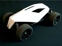 Toy RC Car Redesign - Skull Body by VECTARY