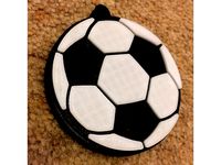Football / Soccer ball keyring by SmithRC