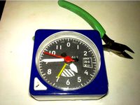 Aircraft Altimeter Style Alarm Clock Mod Kit by Biketool