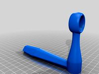 alternate filiment guide for the universal stand alone filament spool holder  by atillad