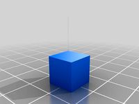 10MM Test CUBE WITH SKIRT/CALIBRATION TEST by pcrox_printers_yt