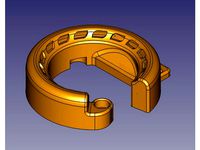Anycubic kossel delta filament cooler (Blower) Updated v3 by TsunamiSoul