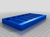 end mill tray for 6 end mills by jeffcarlsbad
