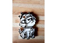 Snuffles or Snowball from Rick and Morty Keychain by Derbassist
