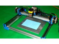 025-Homemade Laser Robotic Drawing Plotter Draw Mill 3D Printer Arduino DIY X Y Axis Slide Linear Frame  by doitverything