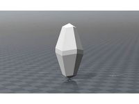 Trigonal crystal Calcite by Xlnt3D