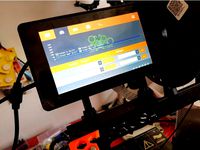 Raspberry Pi 7" Touch Display Mount for Prusa Mk2S by bolsoncerrado
