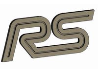 Ford Focus RS Logo and Keyring 2017 by DAcreates