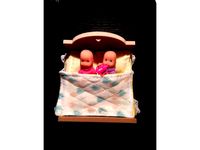 Baby Doll Double Bed With A Heart Cutout by molotok3D