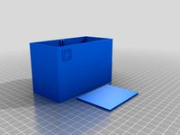 pen box with removable separation 12x6x7cm by TMesple