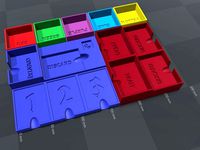 Plague Inc. board Game box Inset and Holders by Haratu