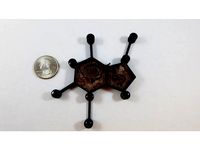 Chocolate Molecule Fillable Pendant by Jessiefox
