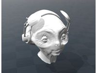 Maz Kananta Head/ Model (The Force Awakens) by Jace1969