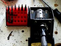 Customizable soldering tip stand by arpruss