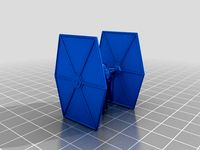 Tie Fighter X-Wing Miniature by SgN