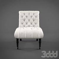 Bright Home Townsend Tufted Beige Linen Modern Accent Chair