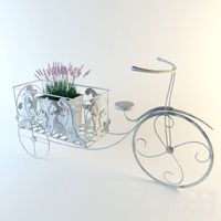 Подставка под цветы Велосипед