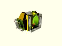 Mini Kossel Hot End Tripple Fan (40mm + 2x25mm) by fishpepper