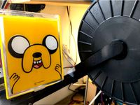 Tevo Tarantula Spool Holder ON THE TOP (NO SCREW NEEDED) by abcd4976