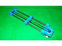 058-Homemade Router Mill CNC Laser Plotter 3D Printer Machine DIY X Axis Slide Linear Bed Base Frame  by doitverything