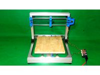 065-Homemade Router Mill CNC Laser Plotter 3D Printer Machine DIY XY Axis Slide Linear Bed Base Frame by doitverything