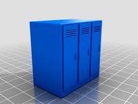 Miniature Lockers for Lobotomy Board Game by WalkingDED