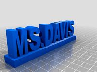 Name Plate by maxbreuninger