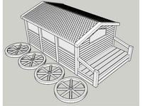 D&D Cart 28mm scale by Urici