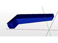 Square door Handle  by Otomar