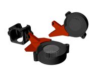 E3D V6 fan mount for 50mm blower fan by lenne0815