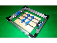 023-Homemade Router Mill CNC Laser Plotter 3D Printer Machine DIY Y Axis Slide Linear Bed Base Frame  by doitverything