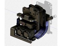 Dual V6 Bowden for Vslot Mini Wheel by DSchmidt54